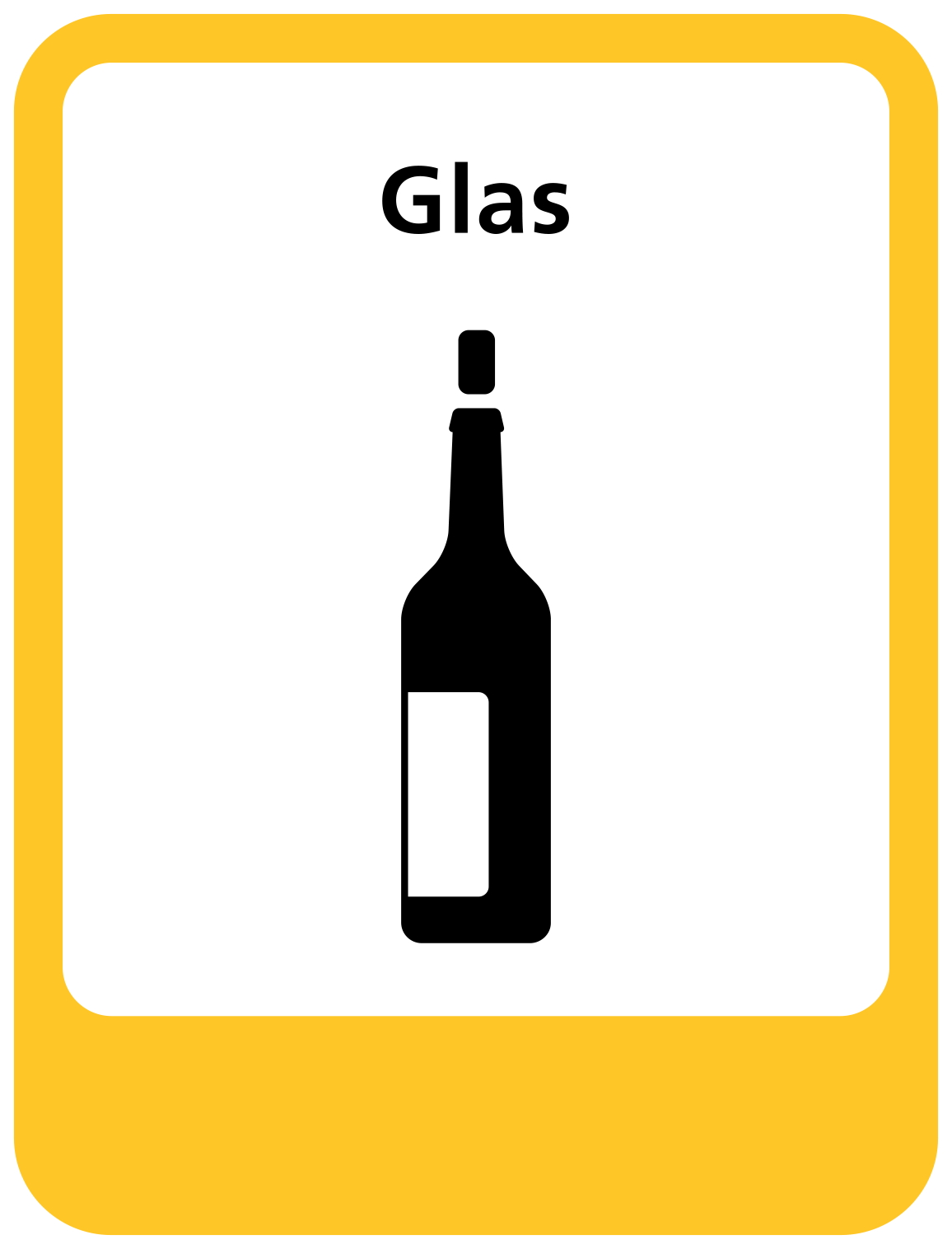 Icon voor glas