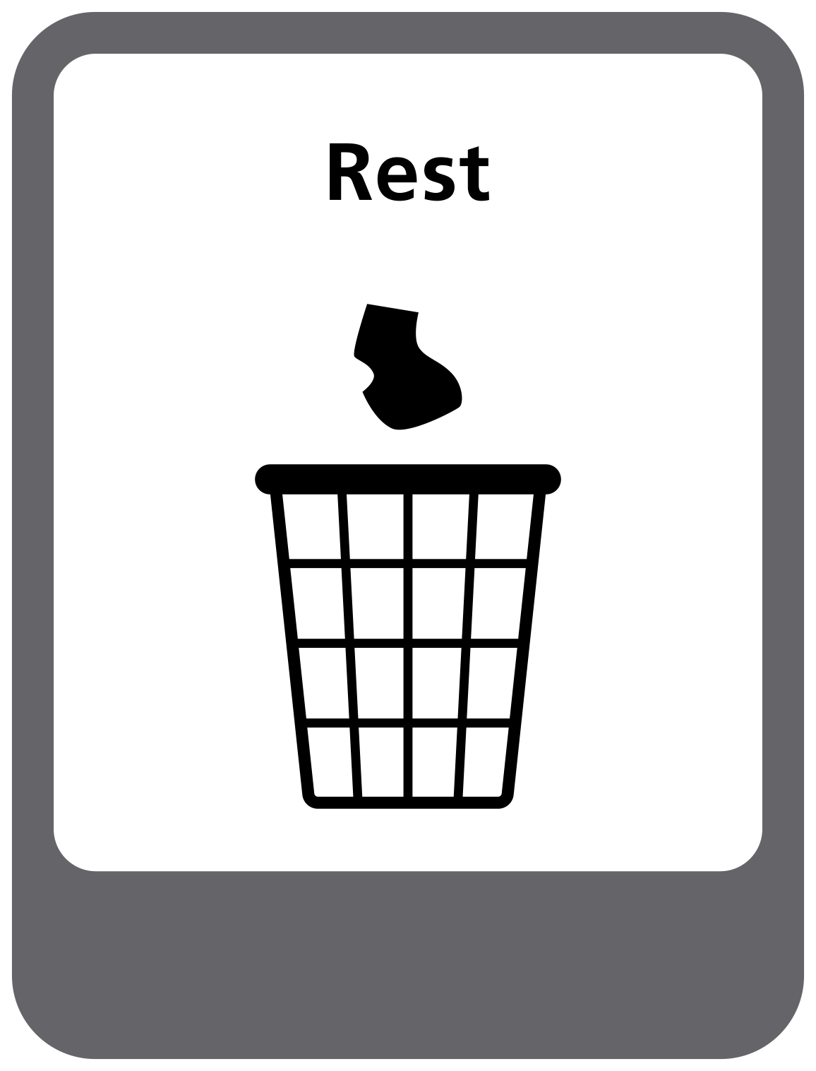 Icon voor restafval